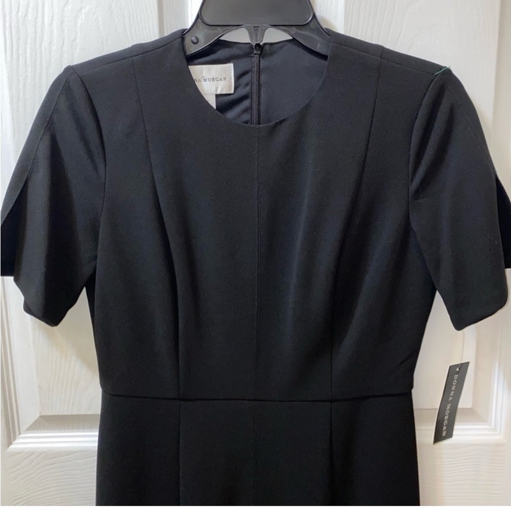 Donna Morgan Classic Black Dress - Picture 4 of 11
